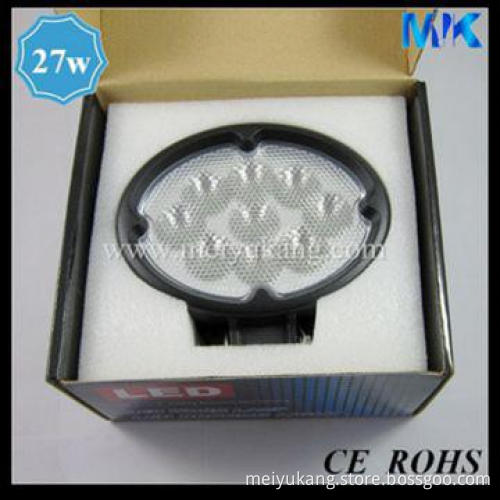 DC12v oval shape cree led car wheel lights with flood or spot beam